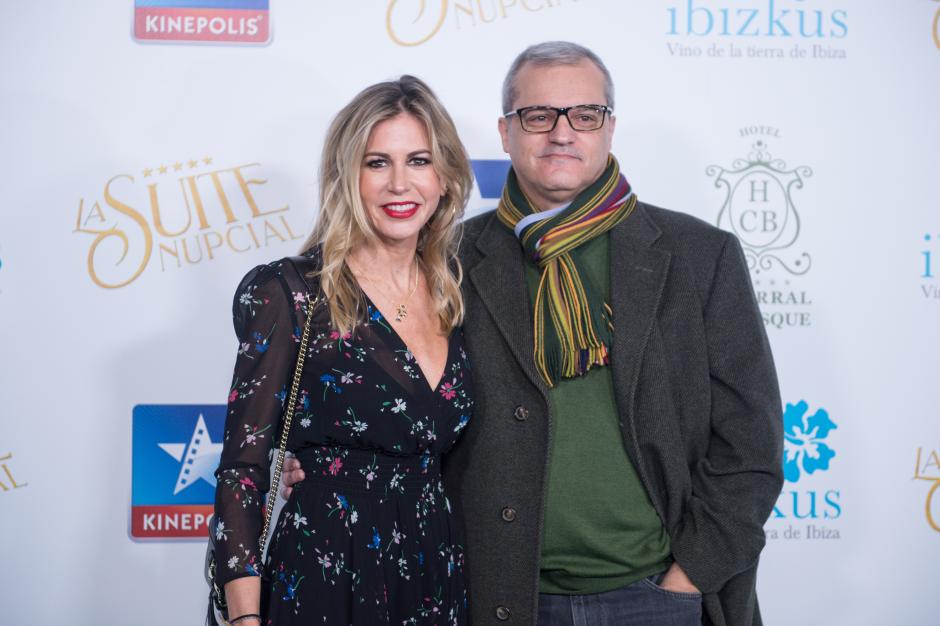 El presentador Ramon Garcia y Patricia Cerezo durante la premiere de la pelicula " La Suite Nupcial " en Madrid.
09/01/2020