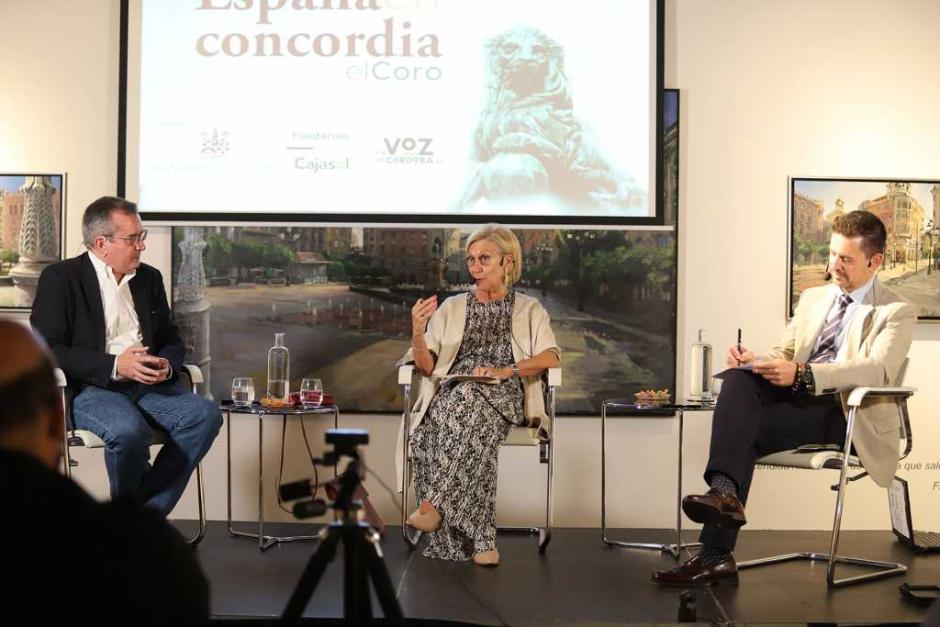 Rosa Diez, en septiembre de 2021, inaugurando el ciclo 'España en Concordia'