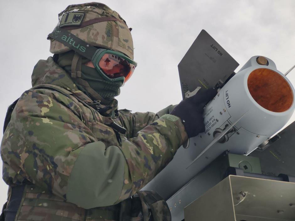 La batería antiaérea Nasams de misiles se pone a prueba en condiciones de frío extremo en Letonia