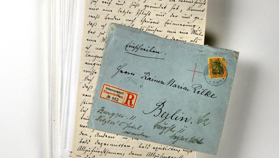 Carta a Rilke de su amante Lou Andreas-Salomé: una de las alrededor de 8.800 cartas del patrimonio del poeta