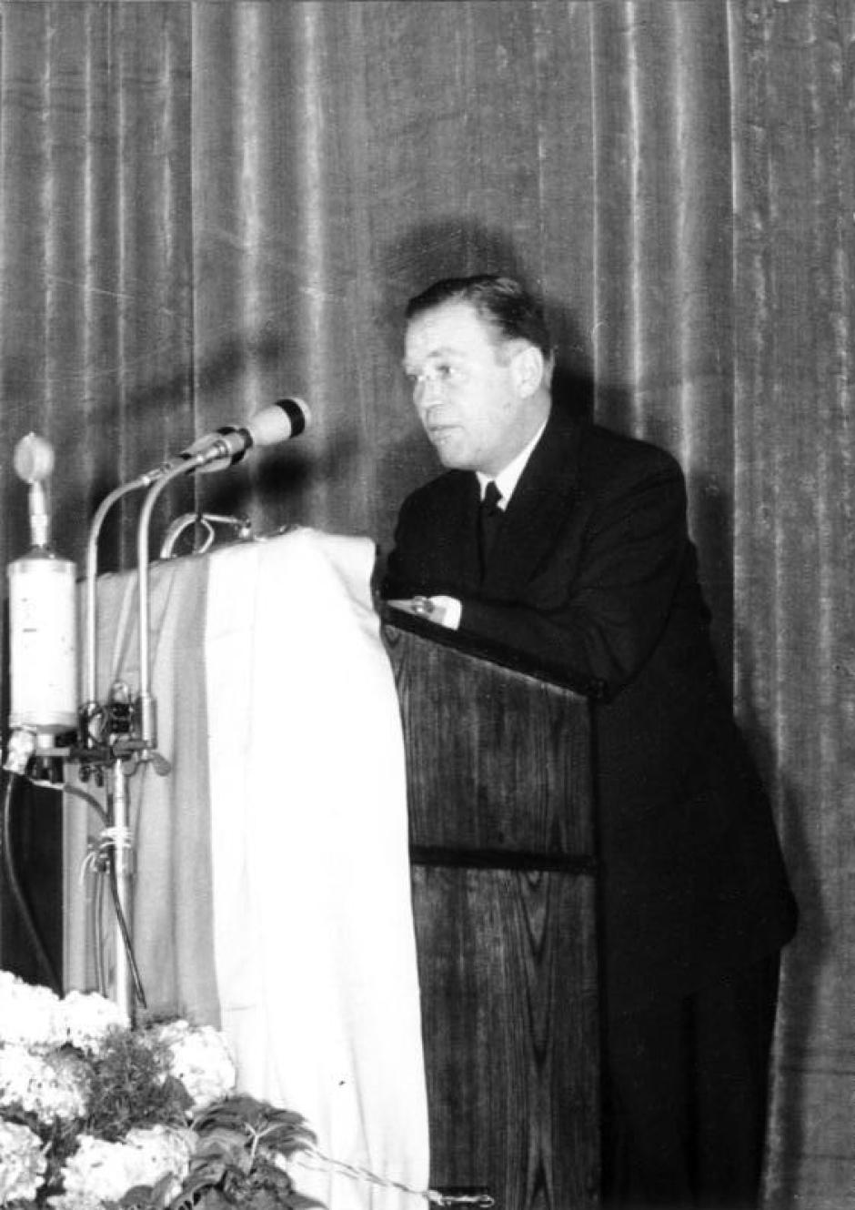 El abogado Otto John, en una imagen de 1954