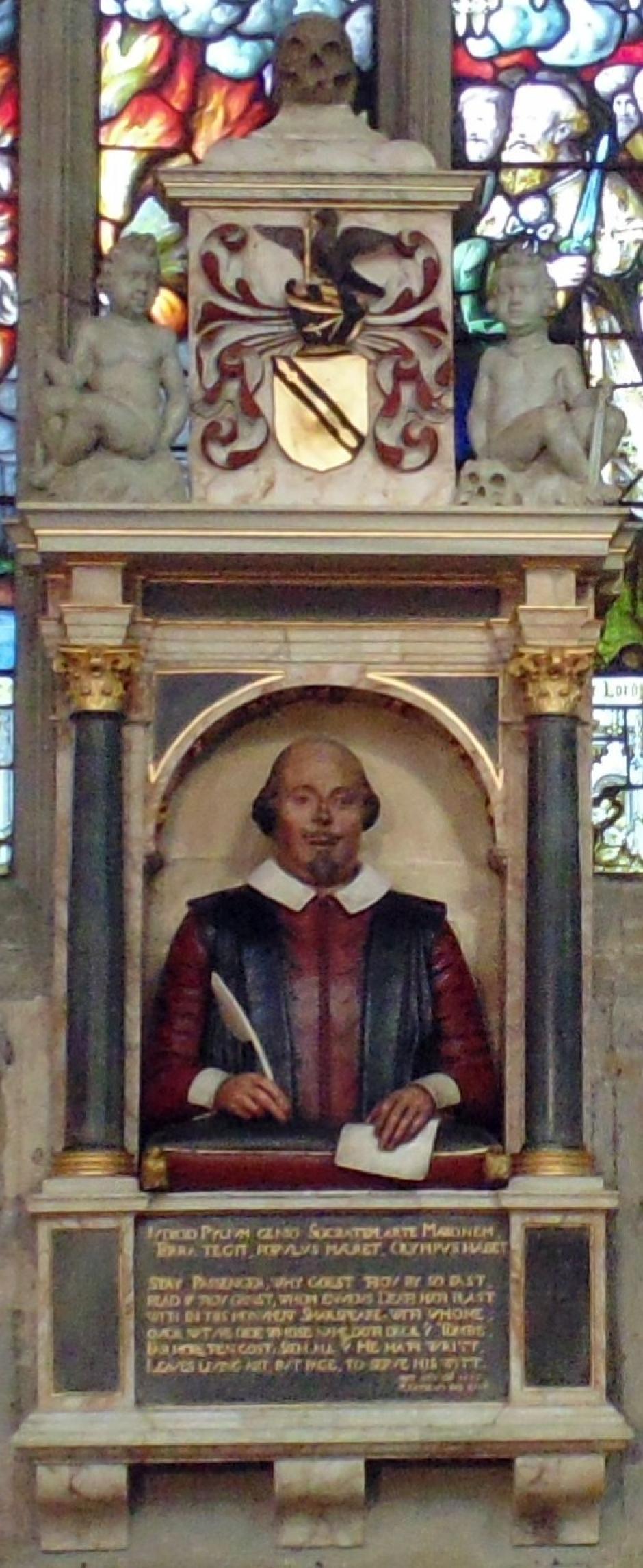 Busto de Shakespeare en Stratford-upon-Avon
