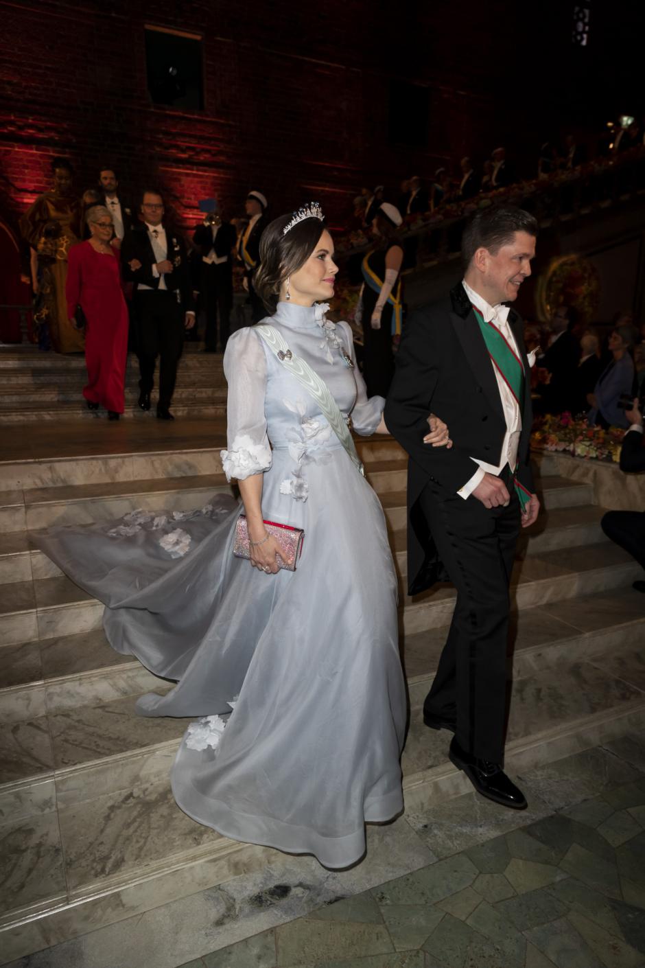 La Princesa Sofía Hellqvist durante el banquete del Premio Nobel