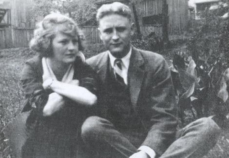 Zelda y Scott Fitzgerald en 1921