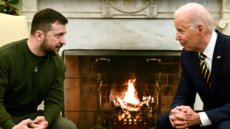 El presidente Joe Biden recibió en la Casa Blanca al presidente ucraniano Volodímir Zelenski