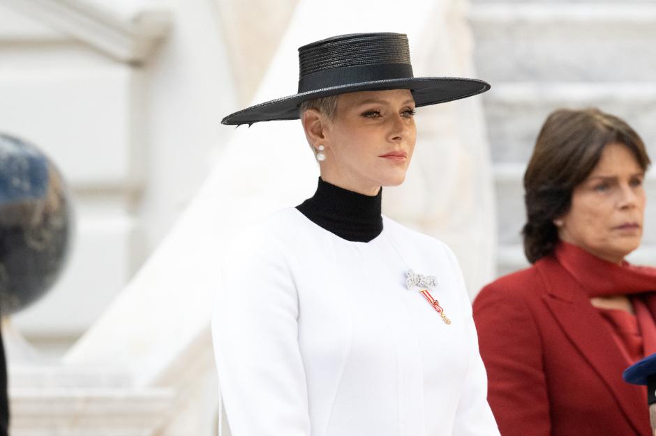 Princess Charlene of Monaco during Monaco's National Day celebrations on November 19th, 2022 in Monaco