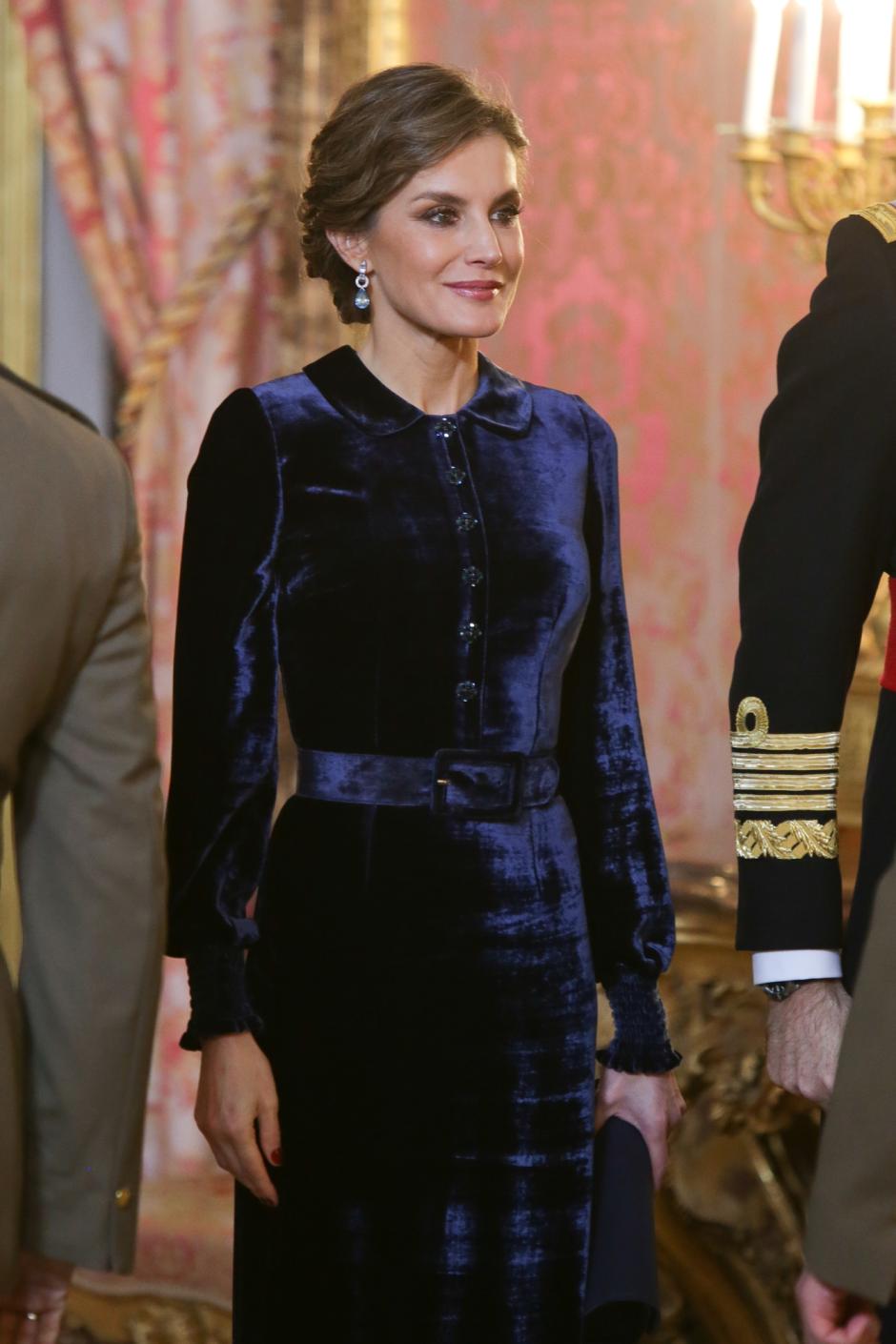 La Reina Letizia Ortiz durante la Pascua Militar 2018