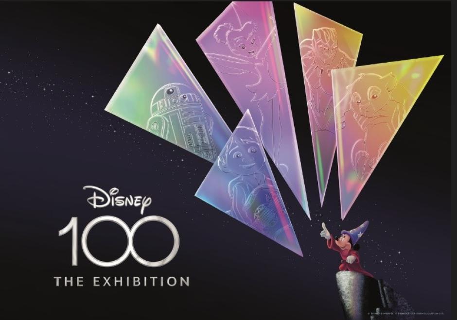 Cartel de la exposición que recorrerá los 100 años de Walt Disney Company