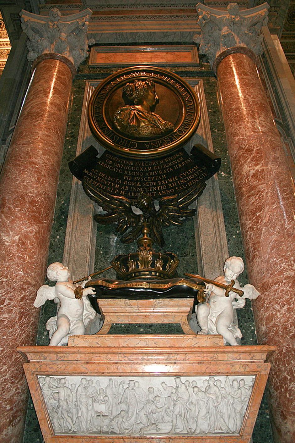 Monumento funerario de María Cristina de Suecia