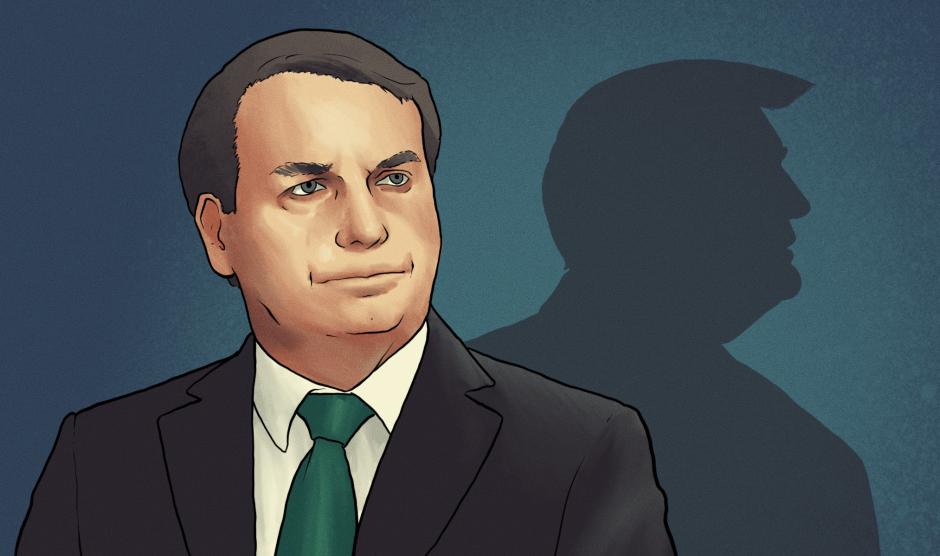 Ilustración: Bolsonaro Trump