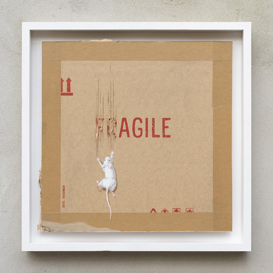 'Fragile', la serigrafía de Banksy subastada por la Fundación Legacy of War en favor de los civiles ucranianos afectados por la guerra