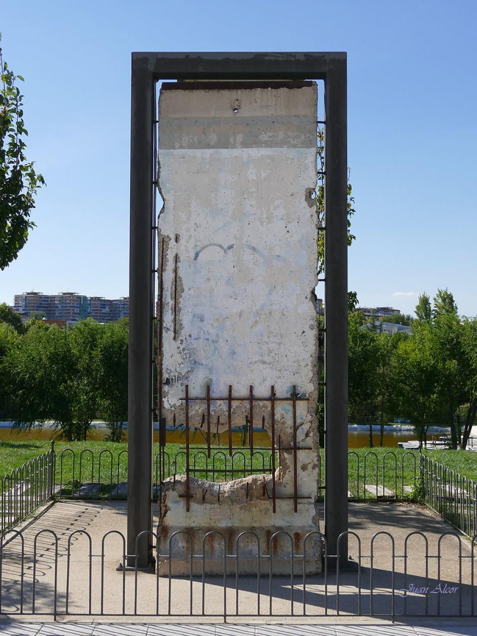 Fragmento del muro de Berlín en el Parque de Europa