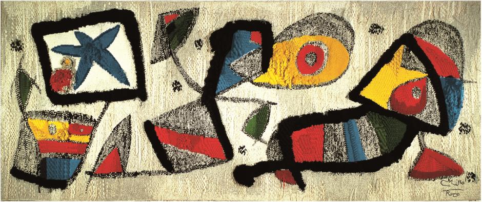 Joan Miró, Josep Royo. Tapiz, 1980. Fundación ”la Caixa”