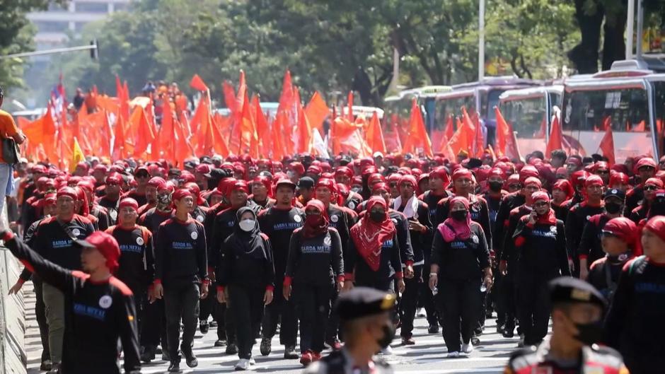 Protesta en Yakarta