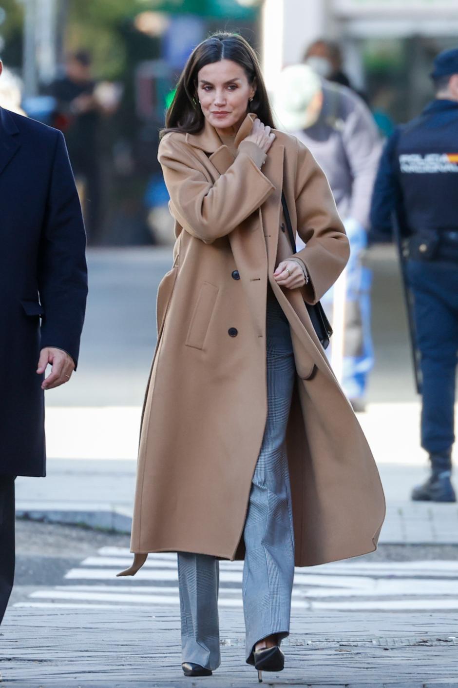 Spanish Queen Letizia Ortiz during a working meeting with the board of the Spanish federation of rare diseases (Feder) in Madrid on Tuesday, 17 january 2023.