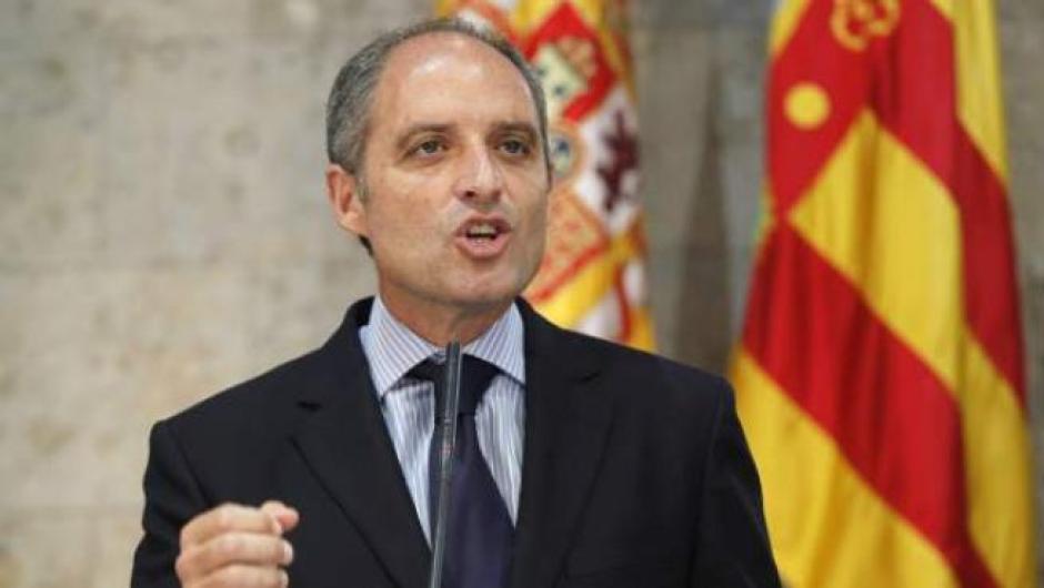 El expresidente valenciano Francisco Camps, el día en que anunció su dimisión.