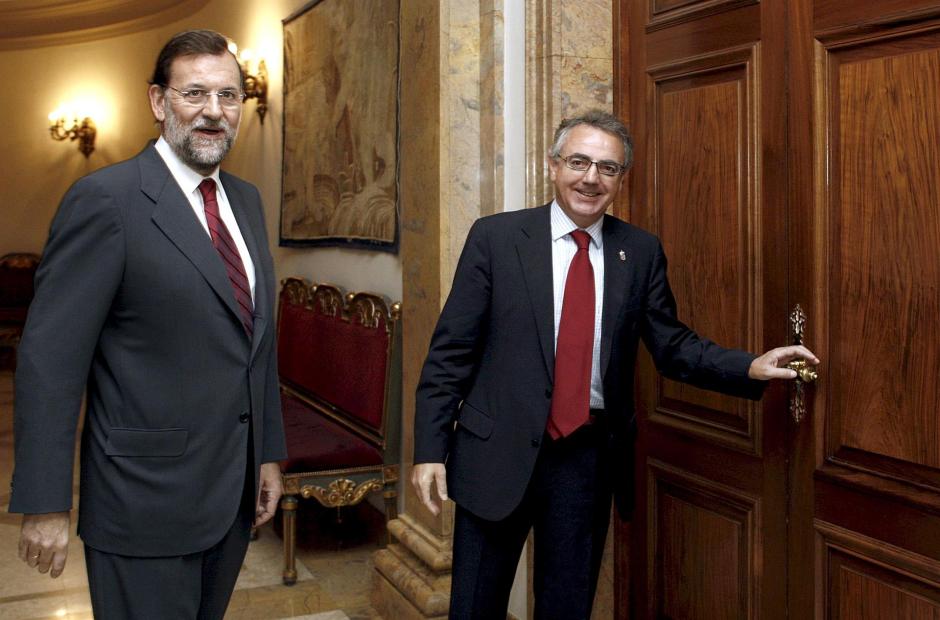 Mariano Rajoy (PP) y Miguel Sanz (UPN) mantuvieron varias reuniones en 2008 para tratar de evitar la ruptura del acuerdo de 1991. No lo consiguieron