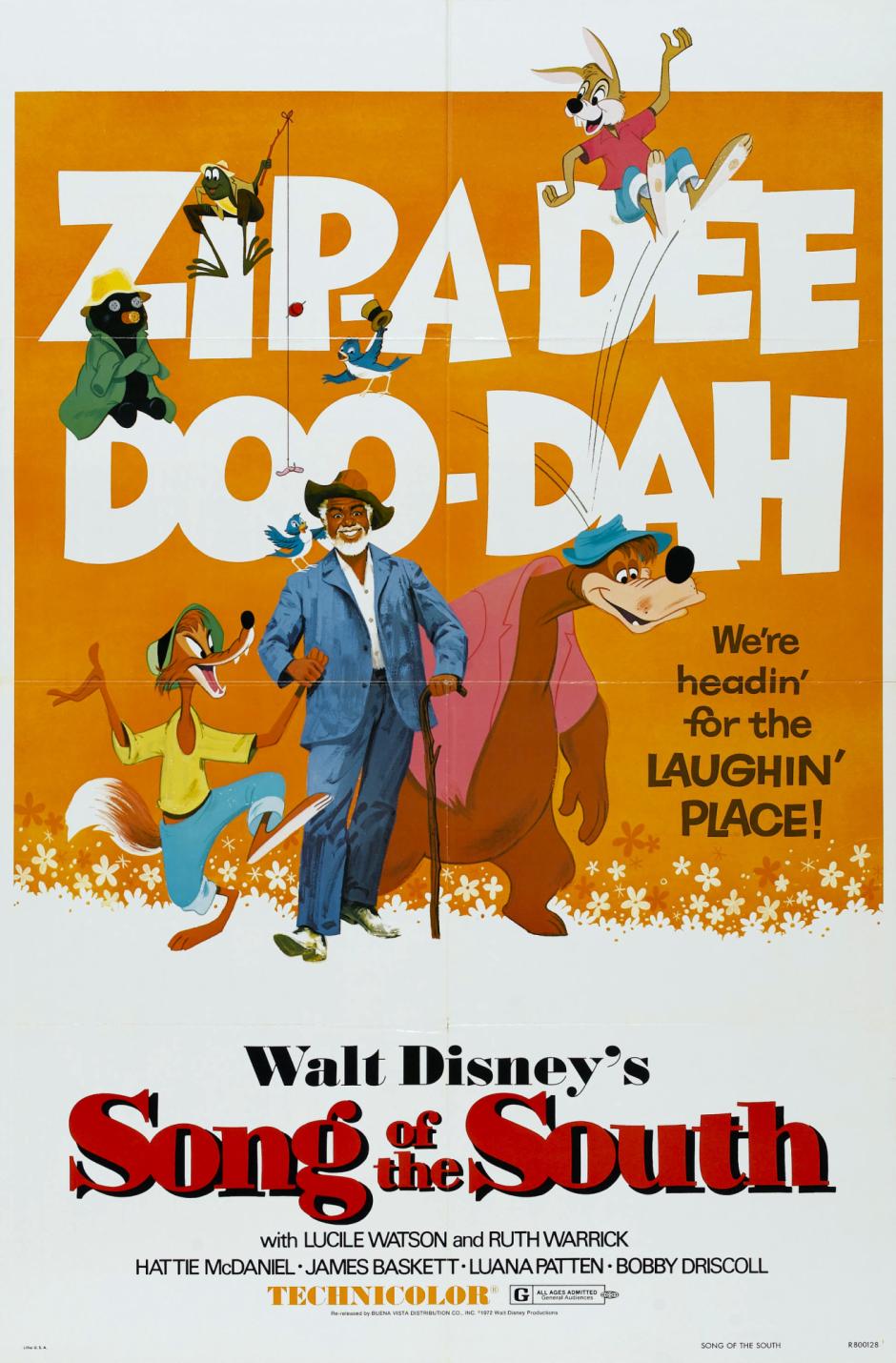 La película de Disney de 1946 'Canción del Sur' (Song of the South)