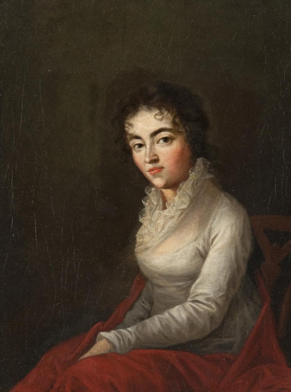 Retrato de Constanze Weber realizado por su cuñado Joseph Lange en 1782