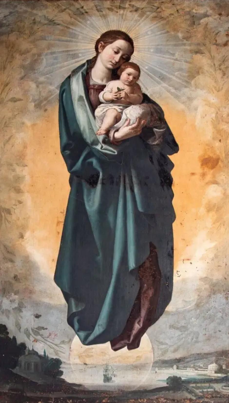 Inmaculada con el Niño de la parroquia de la Magdalena de Sevilla