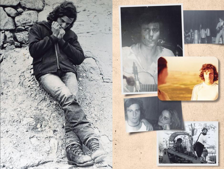 Antonio Vega, en algunas de las fotos recopiladas para el libro 'Una vida entre las cuerdas' (Espasa)