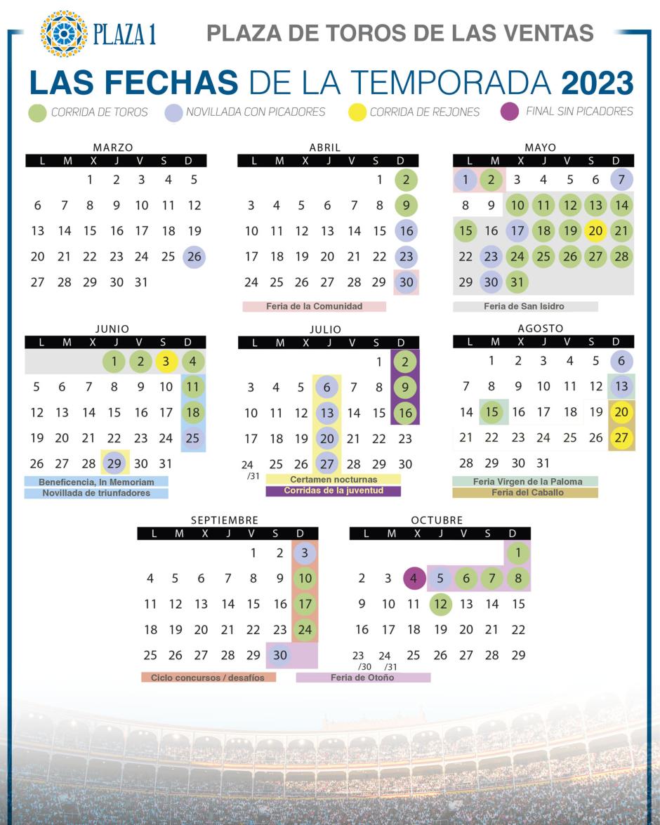 Calendario de San Isidro