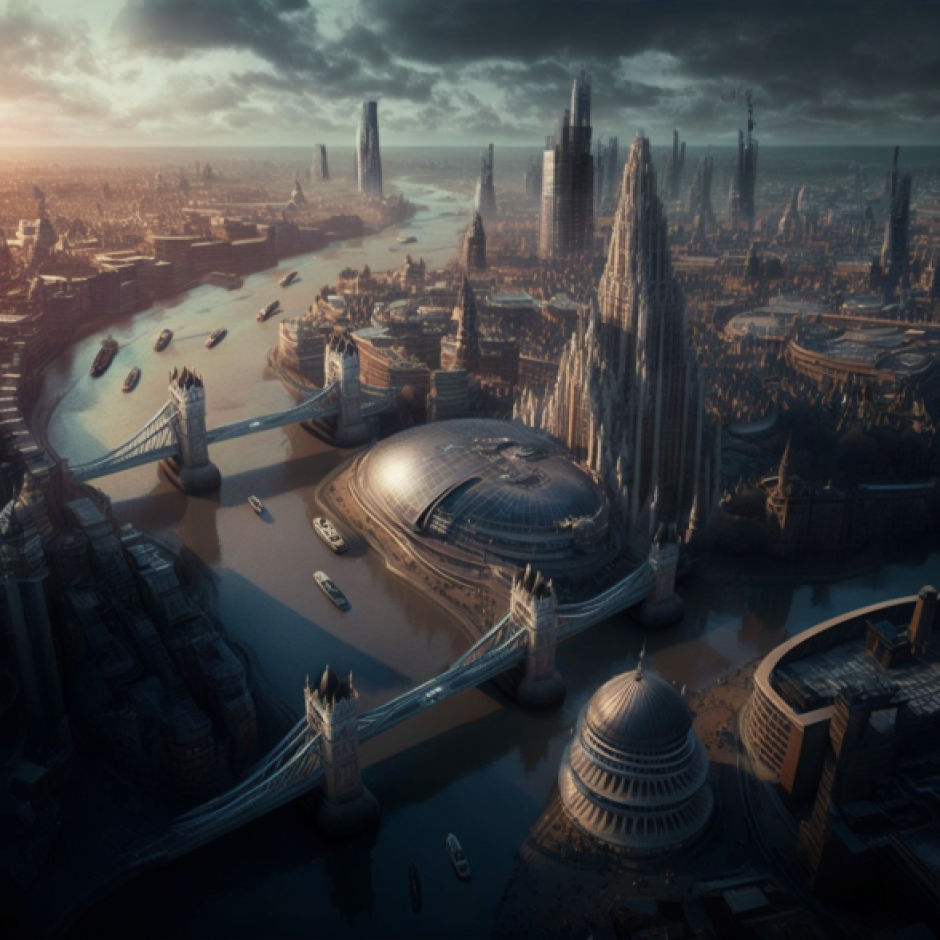 En el futuro, los rascacielos y edificios de Londres serán mucho más barrocos, predice la IA