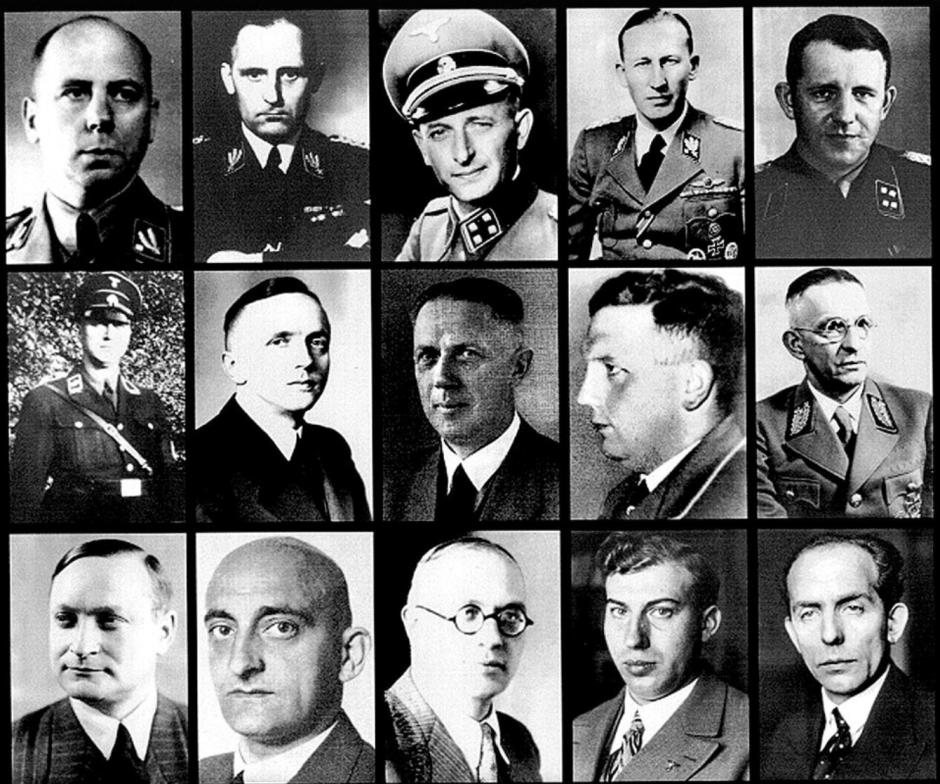 Los altos mandos nazis que participaron en la Conferencia de Wannsee