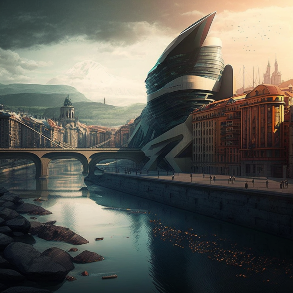 En el futuro, la ría de Bilbao acogerá un mastodóntico edificio de extravagante diseño... ¿o será un Guggenheim 2.0?