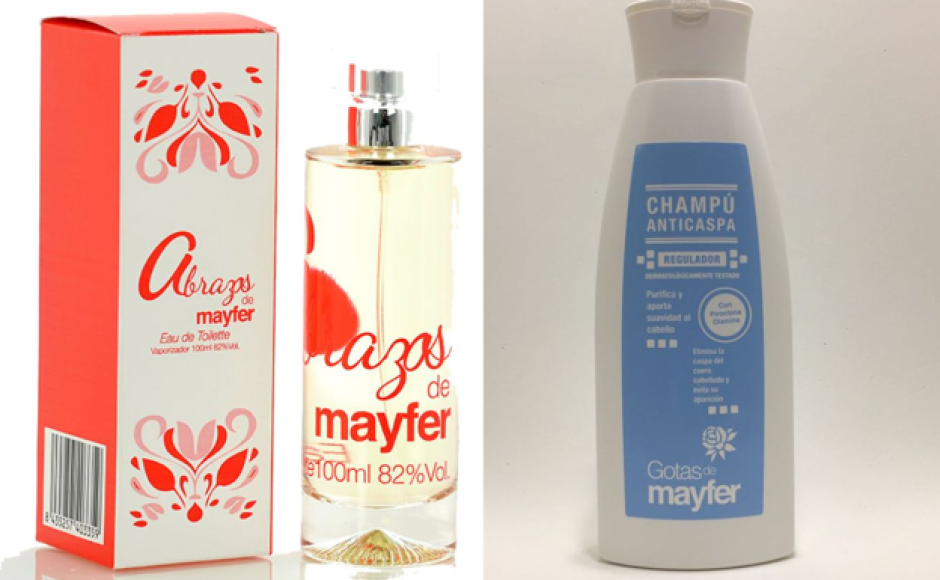 Perfume Abrazos de Mayer y champú anticaspa