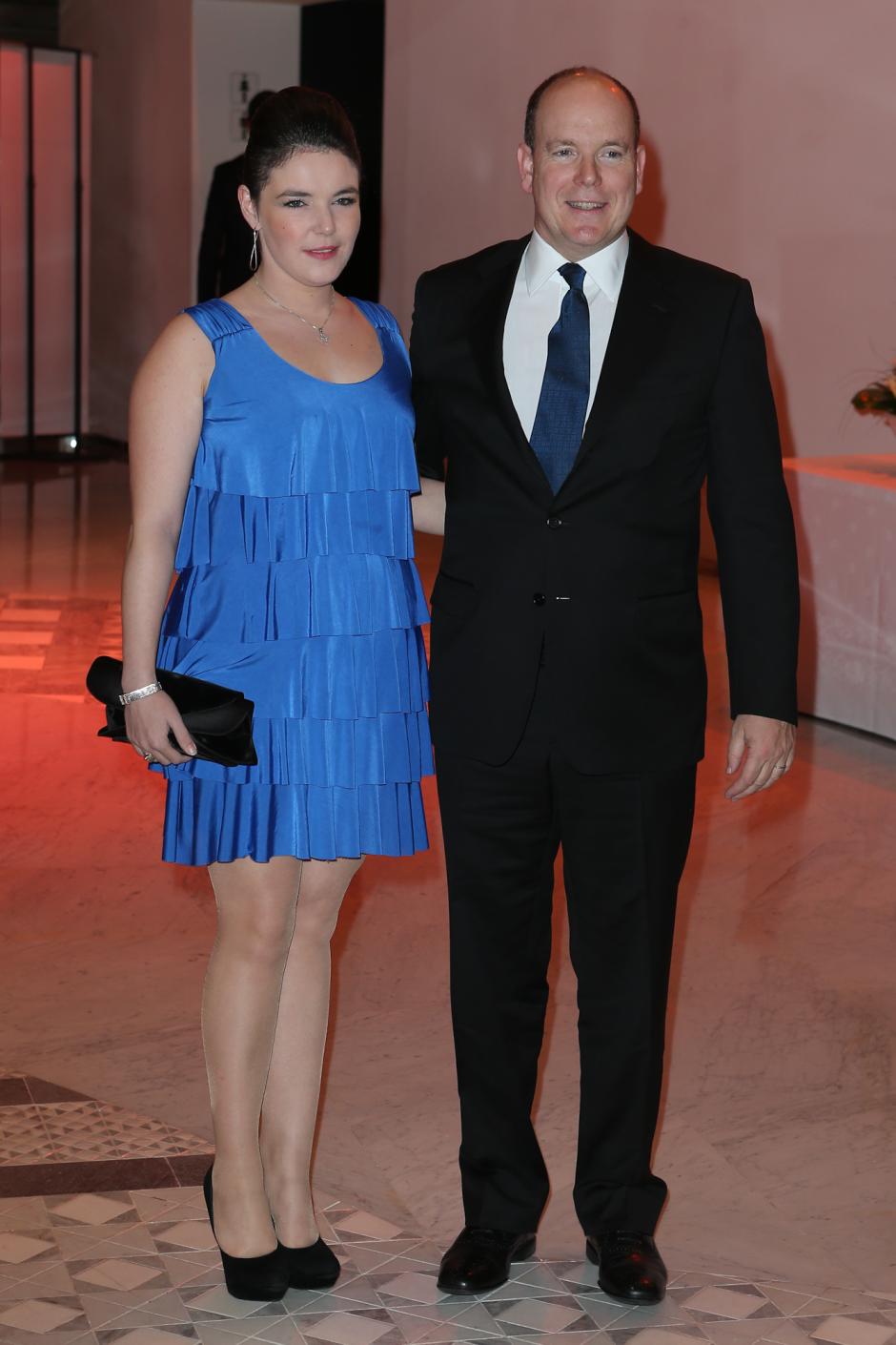 Melanie-Antoinette Costello de Massy and Prince Albert II attending the Monte-Carlo Rolex Masters in Monaco
19/04/2013