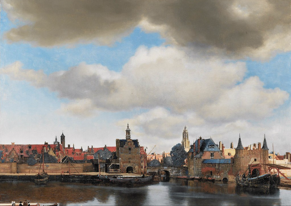'Vista de Delft' (1661) de Vermeer