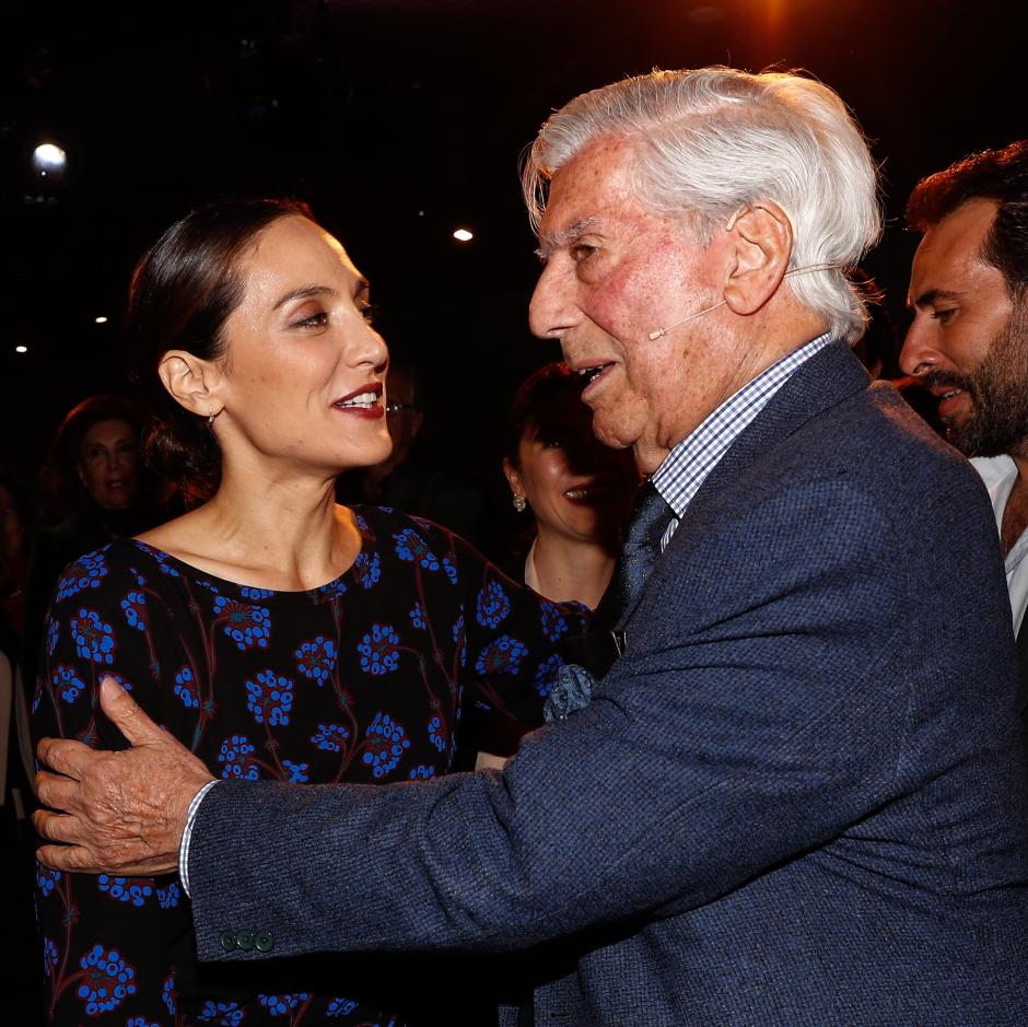 Mario Vargas Llosa, con la Tamara Falcó
