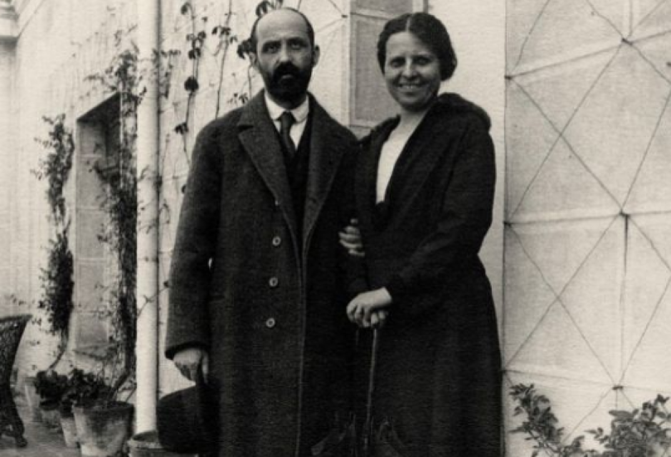 Juan Ramón Jiménez y Zenobia Camprubí en 1923
