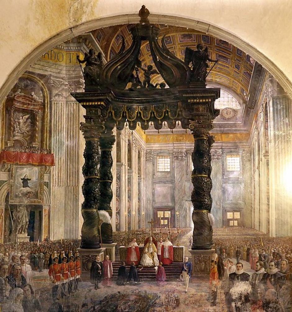 'Canonización de santa Bernardita en el Vaticano', de Angelo la Naia (1933)