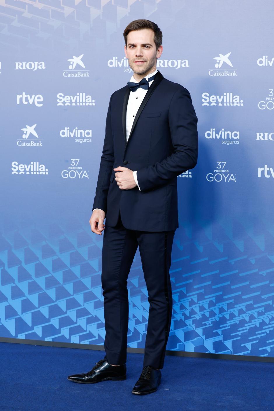 Actor Marc Clotet at photocall for the 37th annual Goya Film Awards in Sevilla on Saturday 11 February, 2023.
