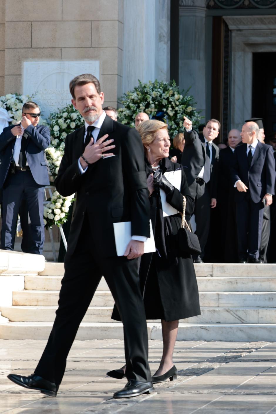 Pavlos of Greece during burial of Constantine of Greece in Athens, on Monday,, 16 January 2023.
