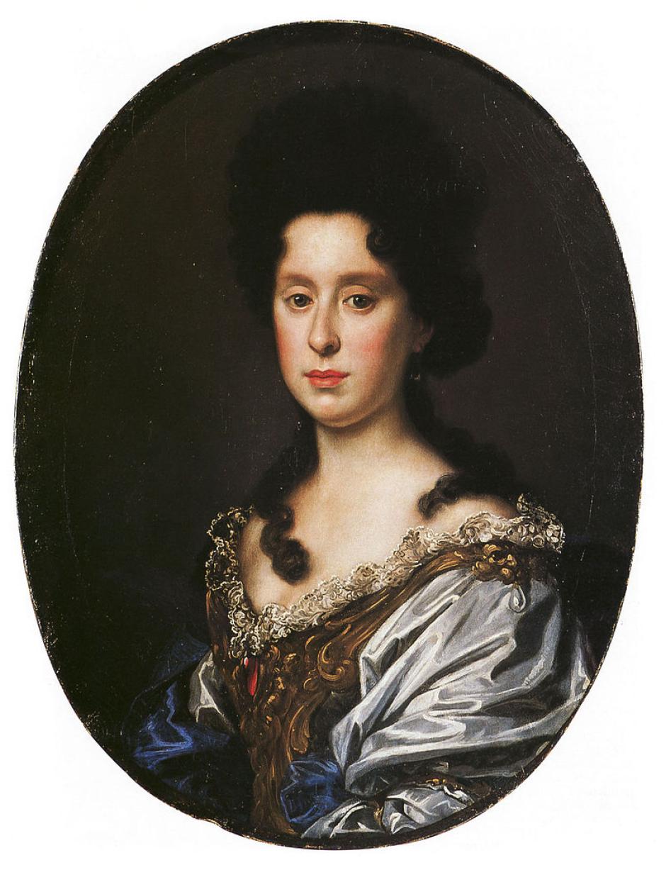 Ana María Luisa retratada por Antonio Franchi