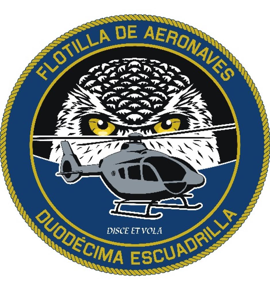 Escudo de la duodécima escuadrilla de la flotilla de aeronaves