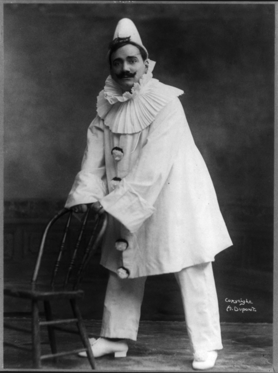 Enrico Caruso en una de sus interpretaciones, como Canio en 'Pagliacci', 1908