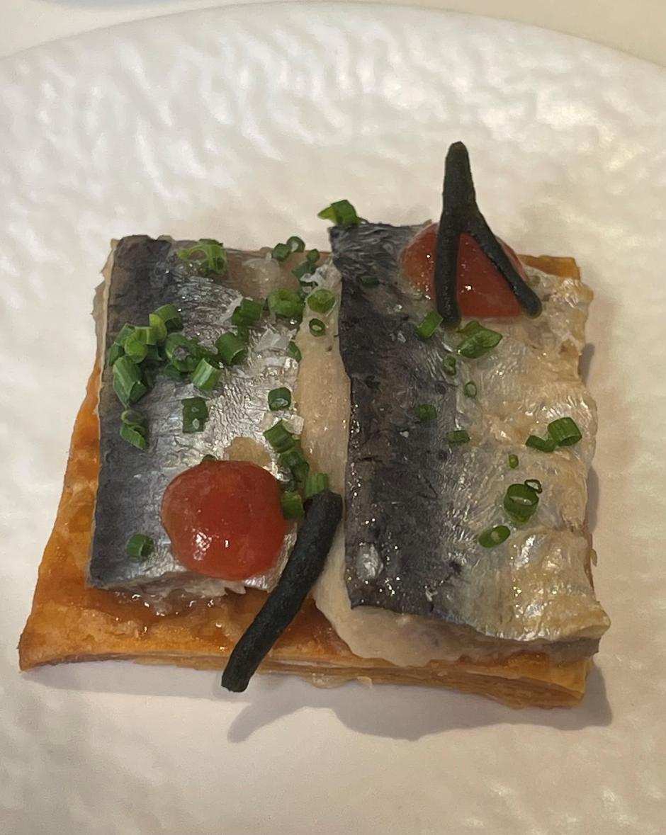 tarta sardina marinada