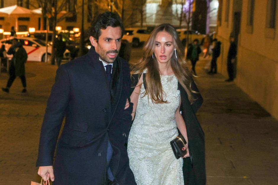 Alonso Aznar Botella and Renata Collado attending the 70 birthday of JoseMariaAznar in  February 25, 2023