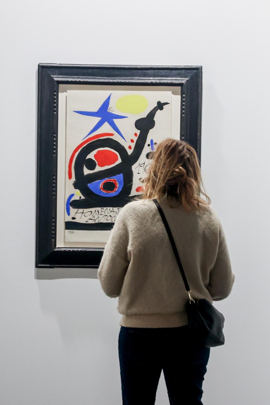 'La femme et l'oiseau', de Joan Miró