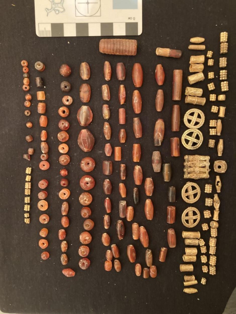 Parte de los objetos encontrados en el yacimiento de Metsamor