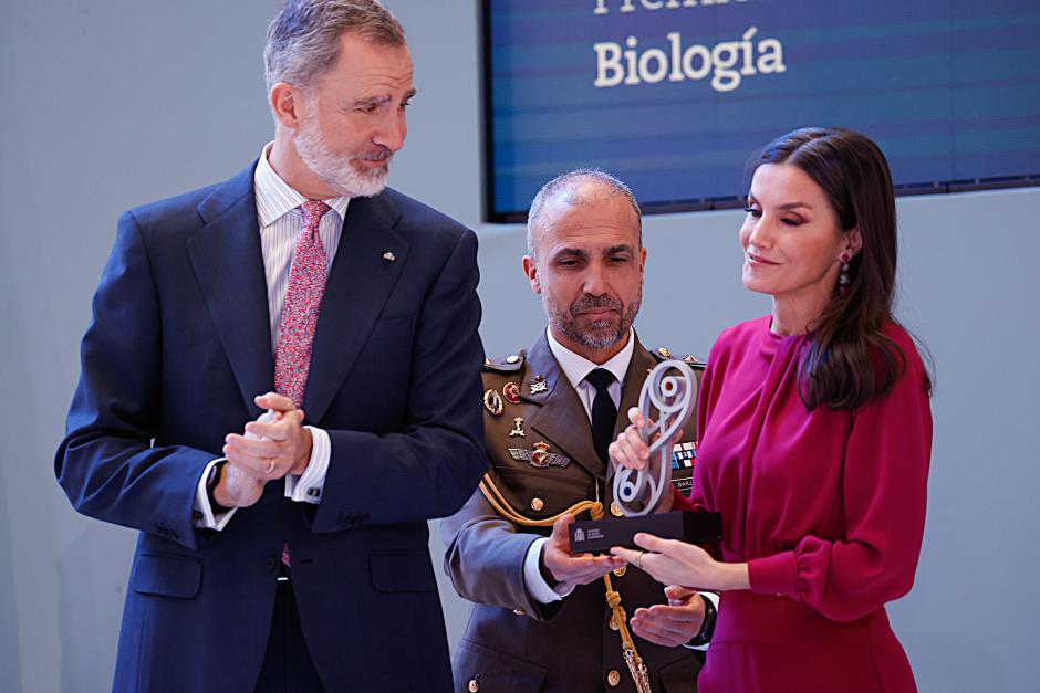 Spanish King Felipe VI and Queen Letizia during Research awards 2023 (Investigación e Investagación para jóvenes) in Alicante on Wednesday, 1 March 2023.
