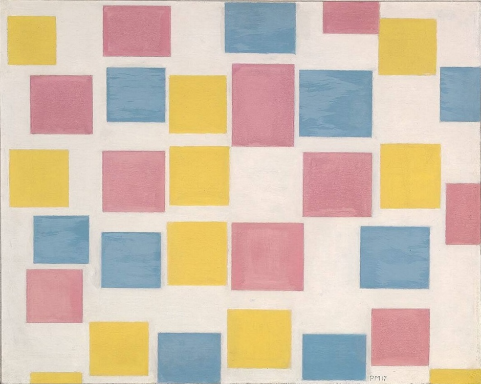 'Composición en campos de color' (1917)