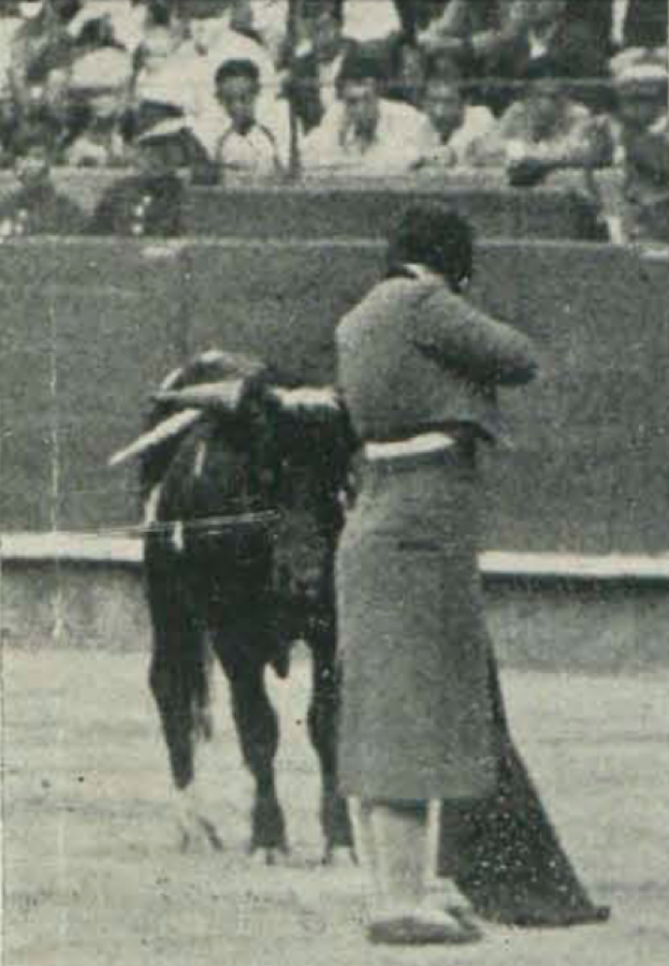 Juanita Cruz entrando a matar