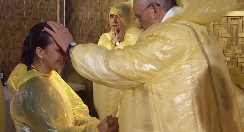 El Papa Francisco, durante su viaje en Filipinas