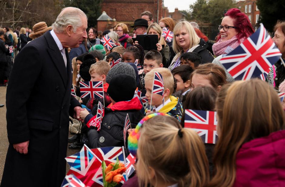 Britain's King Charles III visiting to Colchester, Britain, March 7, 2023.