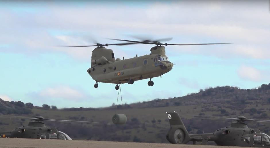 Helicóptero Chinook del Ejército de Tierra